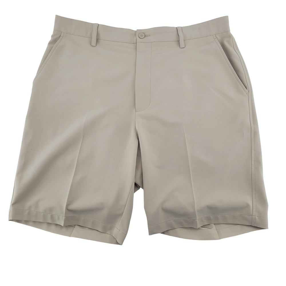 FootJoy‎ Golf Shorts 36 Tan Performance Flat Front Mens